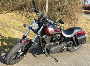 Sacoche Myleatherbikes Harley Dyna Street Bob_81